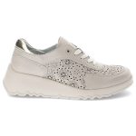 Beżowe Półbuty S.Barski Modne Obuwie Damskie kolor beżowy