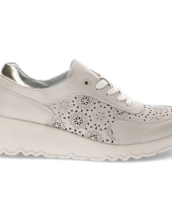 Beżowe Półbuty S.Barski Modne Obuwie Damskie kolor beżowy