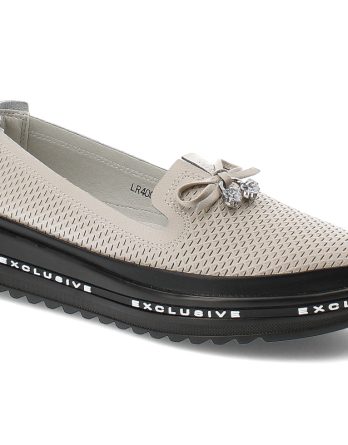 Beżowe Półbuty S.Barski Modne Obuwie Damskie kolor beżowy