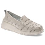 Beżowe Półbuty S.Barski Wygodne Obuwie Damskie kolor beżowy