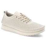 Beżowe Półbuty Vinceza Skórzane Obuwie Damskie kolor beżowy