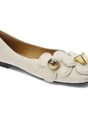 Białe Czółenka Tuffoni Eleganckie Buty Damskie kolor biały.