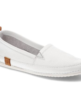 Białe Mokasyny Venezia Skórzane Półbuty Damskie kolor biały