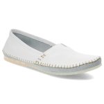 Białe Półbuty Armodo Skórzane Wygodne Buty kolor biały