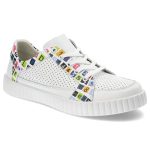 Białe Półbuty Artiker Stylowe Obuwie Damskie kolor biały