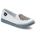 Białe Półbuty Maciejka Damskie Wygodne Obuwie kolor biały