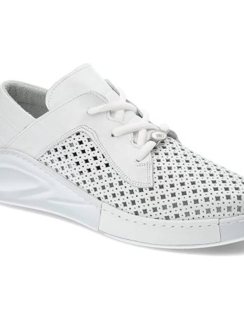 Białe Półbuty Ravini Modne Buty Damskie kolor biały