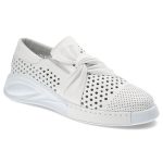 Białe Półbuty Ravini Stylowe Obuwie Damskie kolor biały