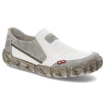 Białe Półbuty Rieker Wygodne Buty Damskie kolor biały