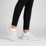 Białe Półbuty S.Barski Modne Sportowe Obuwie Damskie kolor biały