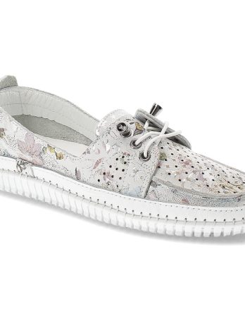 Białe Półbuty Venezia Modne Obuwie Damskie kolor biały
