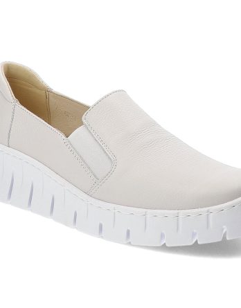 Białe Półbuty Wasak Modne Obuwie Damskie kolor biały