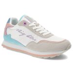 Białe Sneakersy Big Star Damskie Modne Półbuty kolor biały