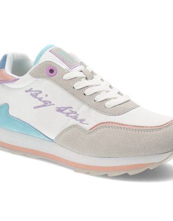 Białe Sneakersy Big Star Damskie Modne Półbuty kolor biały