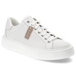 Białe Sneakersy Nessi Modne Półbuty Damskie kolor biały