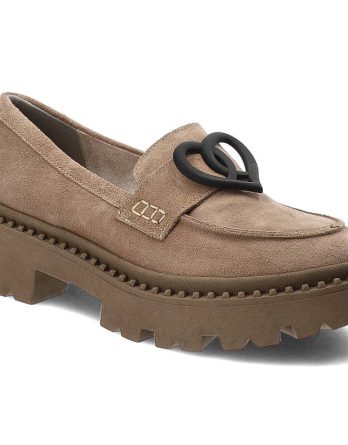 Brązowe Półbuty Armodo Eleganckie Buty Damskie kolor brązowy