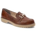 Brązowe Półbuty Armodo Eleganckie Mokasyny Damskie kolor brązowy