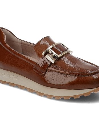 Brązowe Półbuty Hispanitas Mokasyny Premium kolor brązowy