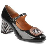 Czarne Czółenka Armodo Eleganckie Obuwie Damskie Na Obcasie kolor czarny.