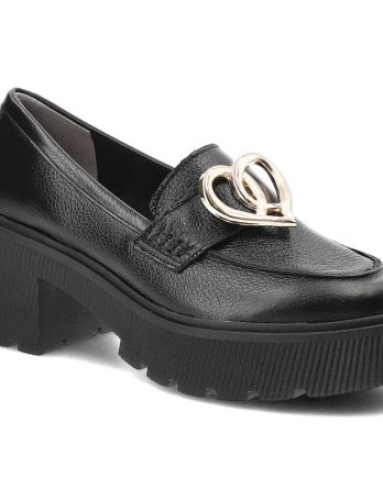 Czarne Półbuty Armodo Eleganckie Buty Damskie kolor czarny