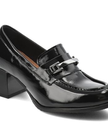 Czarne Półbuty Armodo Eleganckie Obuwie Damskie kolor czarny