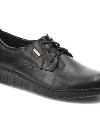 Czarne Półbuty Armodo Klasyczne Obuwie Damskie kolor czarny