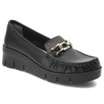 Czarne Półbuty Armodo Stylowe Obuwie Damskie kolor czarny