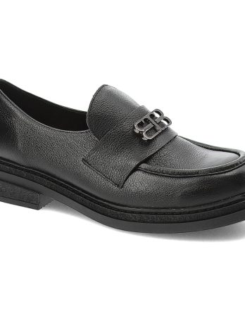 Czarne Półbuty Armodo Wsuwane Obuwie Damskie kolor czarny