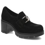 Czarne Półbuty Lemar Damskie Eleganckie Buty kolor czarny