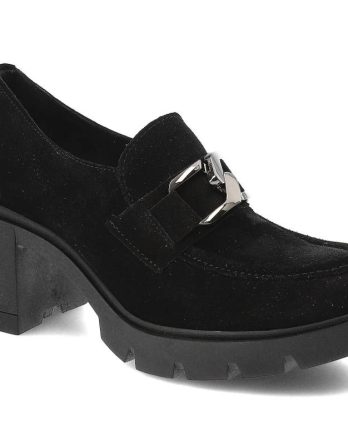 Czarne Półbuty Lemar Damskie Eleganckie Buty kolor czarny