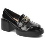 Czarne Półbuty S.Barski Damskie Eleganckie Obuwie kolor czarny