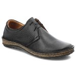 Czarne Półbuty Skórzane Wygodne Buty Damskie kolor czarny