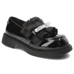 Czarne Półbuty Tuffoni Eleganckie Buty Damskie Premium kolor czarny