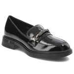 Czarne Półbuty Vinceza Eleganckie Mokasyny Damskie kolor czarny