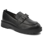 Czarne Półbuty Vinceza Eleganckie Obuwie Damskie kolor czarny