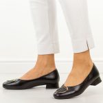 Czarne czółenka damskie M.Daszyński Sa268-8 kolor Czarny.