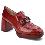 Czerwone Półbuty Hispanitas Buty Na Słupku kolor czerwony