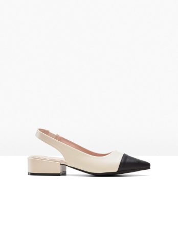 Czółenka z odkrytą piętą