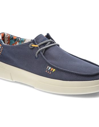 Granatowe Półbuty Pitas Modne Obuwie Damskie kolor granatowy