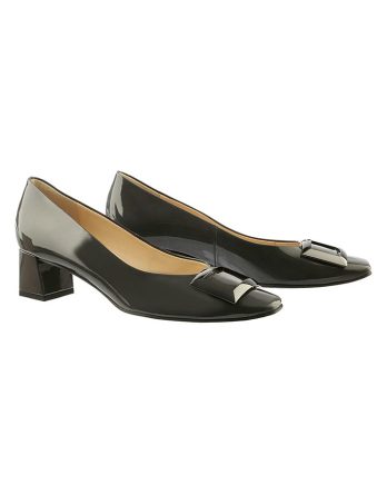 Högl Skórzane czółenka "Hannah" w kolorze antracytowym rozmiar: 41