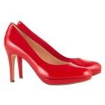 Högl Skórzane czółenka w kolorze czerwonym rozmiar: 41