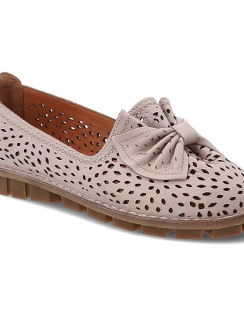 Różowe Półbuty Artiker Modne Wsuwane Obuwie Damskie kolor różowy