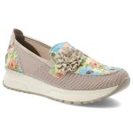 Różowe Półbuty Rieker Modne Obuwie Damskie kolor różowy