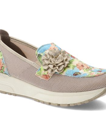 Różowe Półbuty Rieker Modne Obuwie Damskie kolor różowy