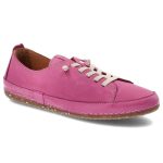 Różowe Półbuty Venezia Wygodne Buty Skórzane kolor różowy