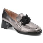 Szare Półbuty Hispanitas Eleganckie Obuwie Damskie kolor szary