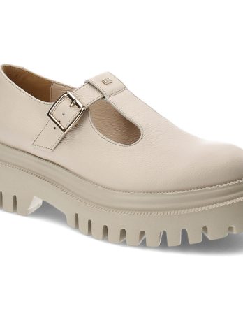 Szare Półbuty Karino Modne Obuwie Damskie kolor szary