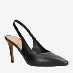 Wojas Skórzane czółenka w kolorze czarnym rozmiar: 38 kolor black.