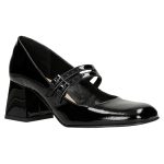 Wojas Skórzane czółenka w kolorze czarnym rozmiar: 40 kolor black.