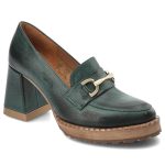 Zielone Półbuty Armodo Eleganckie Obuwie Damskie kolor zielony